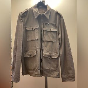 Military style jacket, khaki color, men XXL.